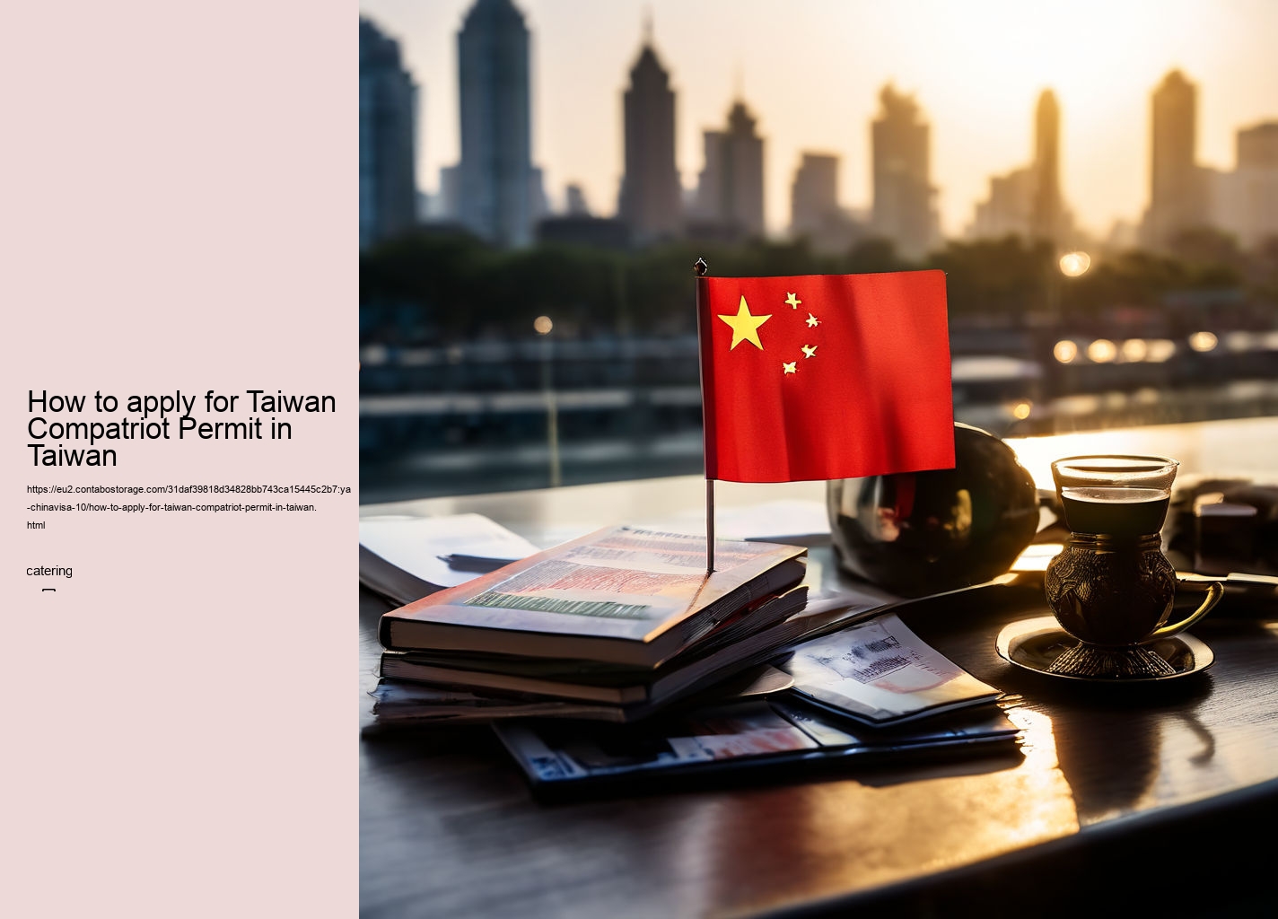 How to apply for Taiwan Compatriot Permit in Taiwan