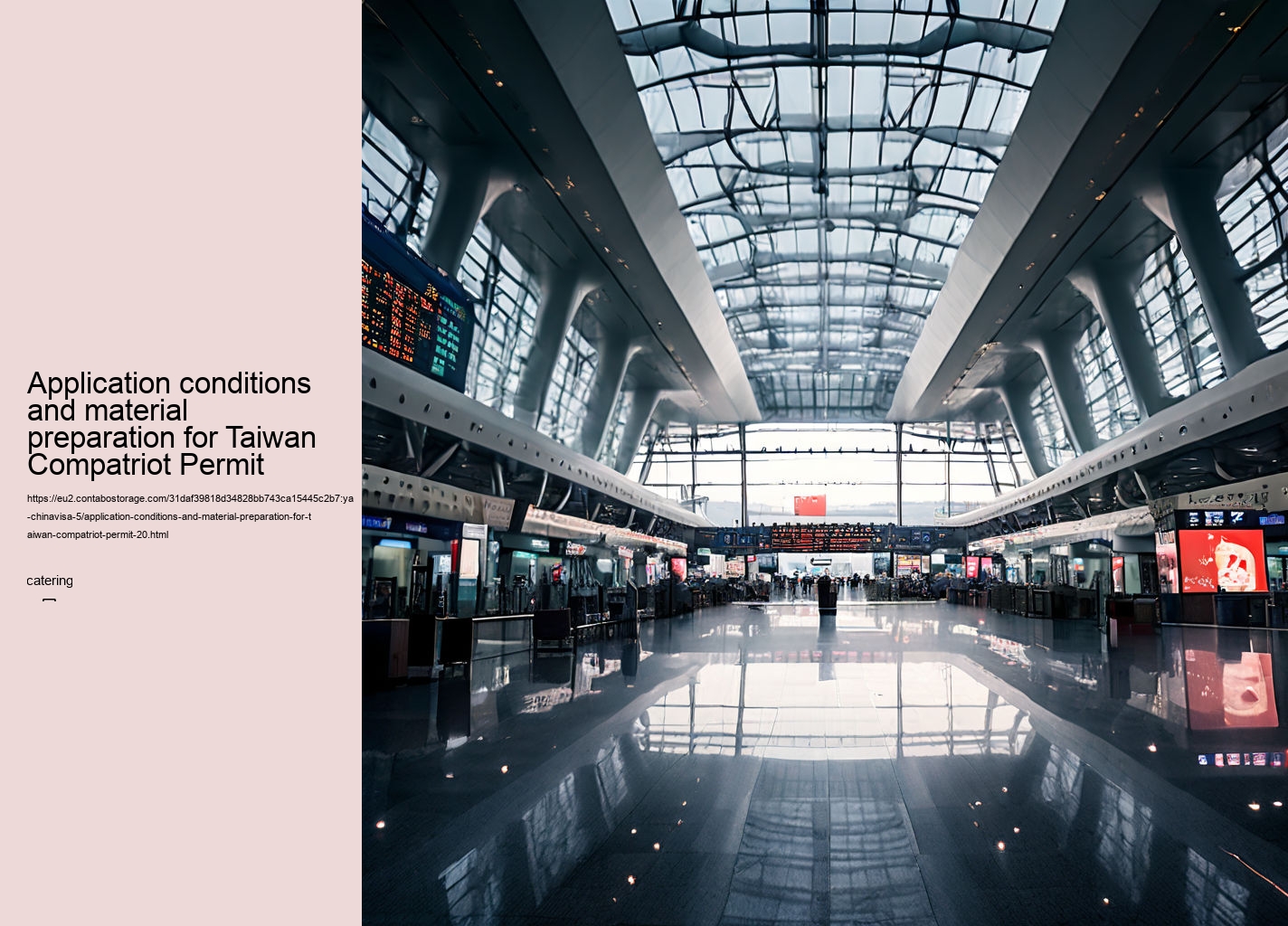 Application conditions and material preparation for Taiwan Compatriot Permit
