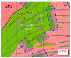 Priority mapping and prospecting – Diorite Block