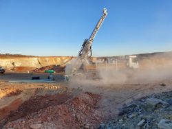 RC Drilling rig operating at Western Queen Project