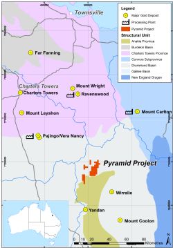 Location of Pyramid Project