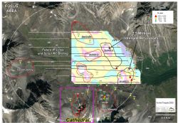 Korbel Area of interest showing the Cathedral Prospect