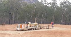 Gas production testing at Serocold-1, September 2020 