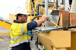 JTMS staff commissioning the plant