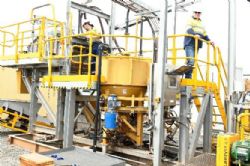 JTMS staff commissioning the plant