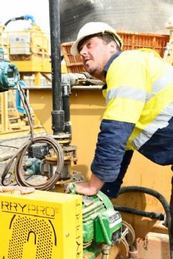 JTMS staff commissioning the plant