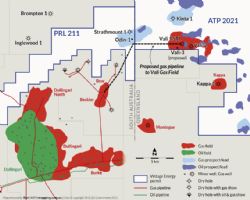 Figure 1: Cooper Basin permits PRL 211 and ATP 2021