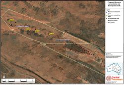 Figure 1: Location of Mereenie recompletion and new development wells