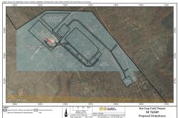 Figure 1: Bulk sample mining pit area