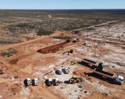 Figure 7: Aerial picture of Bulk Sample area.