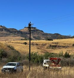 Figure 2 – Government funded new power line installation across the Northern section of our Mining Rights