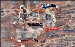 Figure 1  Nifty Copper Project drilling locations (local grid)