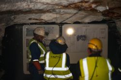 Figure 3: Underground safety station briefing