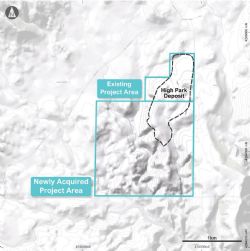 Figure 1 – High Park Uranium Project