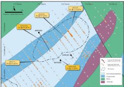 Figure 3: Apollo Plan view - current drilling