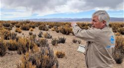 Figure 4. Site of the first drillhole at Olaroz Project