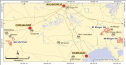 MMG Projects illustrating Mt Monger South Project location