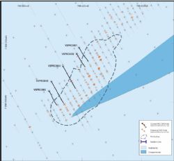 Figure 3 Speckled drill plan 2021 drilling