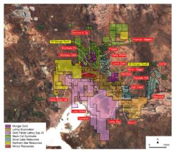 Figure: Monger Gold Limited tenement package