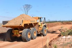 Figure 6: Dump truck going to waste pad