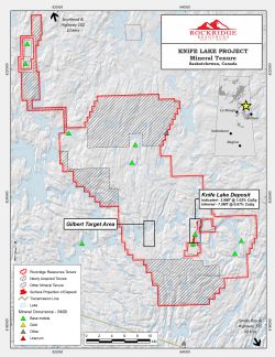 Location Map Knife Lake Region