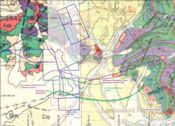 Figure 1: Plan GDA94_51 grid