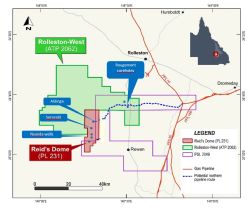Map showing permits and pipeline