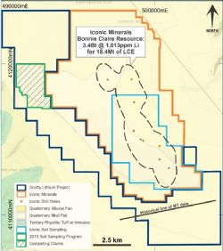 Figure 2 – Location of the Scotty Lithium Project