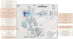 Figure 1 – Plan view of the mine area