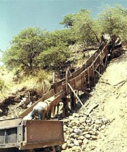 Figure 3 – Production from the Leatherwood Mine (circa 1969)