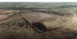 Figure 2. First blast successfully completed and ready for excavation.