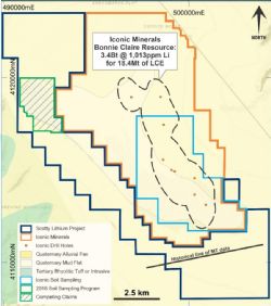 Figure 1 – Location of the Scotty Lithium Project