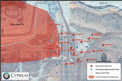 Figure 2: Nifty East drill hole collar locations