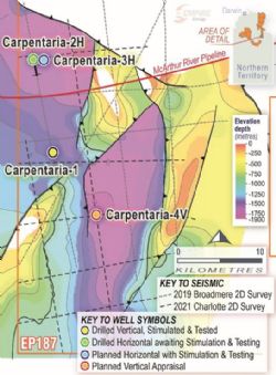 Map of Empire’s 100% owned EP187 tenement