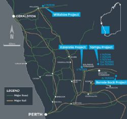 Figure 2: Corella Resources project location diagram