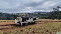 Track mounted Sandvik UDR650  multipurpose drill rig