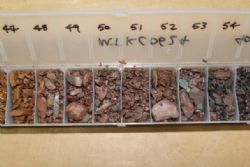 Figure 4. Lady Colleen MTKC00624 visible copper oxides.