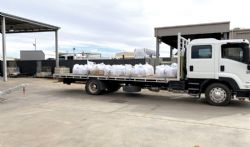 Figure 2 – Concentrate receival at Broken Hill Demonstration plant.