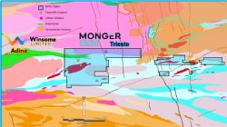 Figure 2 – Trieste Lithium Project regional geology
