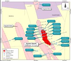 Figure 2: 2022 Drill hole location map