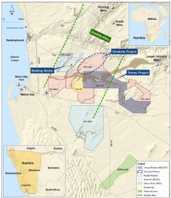 Figure 1: Omahola location map