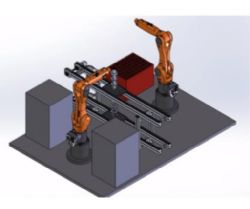 Figure 2 -Typical Robotic Cell Assembly