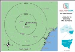 Figure 1. Location of the Belara mine and other NSW VMS deposits.