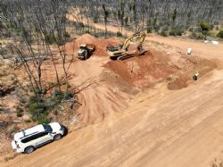 Figure 6: Aerial photo of Turkeys Nest construction.