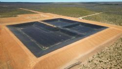 Figure 4: Kat Gap dam lining completed