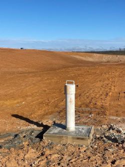 Figure 4: Kat Gap Monitoring Bores completed and capped