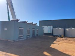 Figure 1: Kat Gap processing facility power plant in final position.