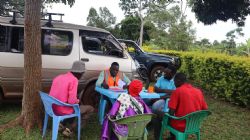 Figure 3: RRM staff meeting with the local community