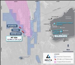Figure 1: Mt Ida Plan showing tenements, resource outlines