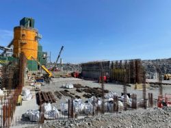 Figure 1 North American Lithium – Crushed Ore Dome side wall construction